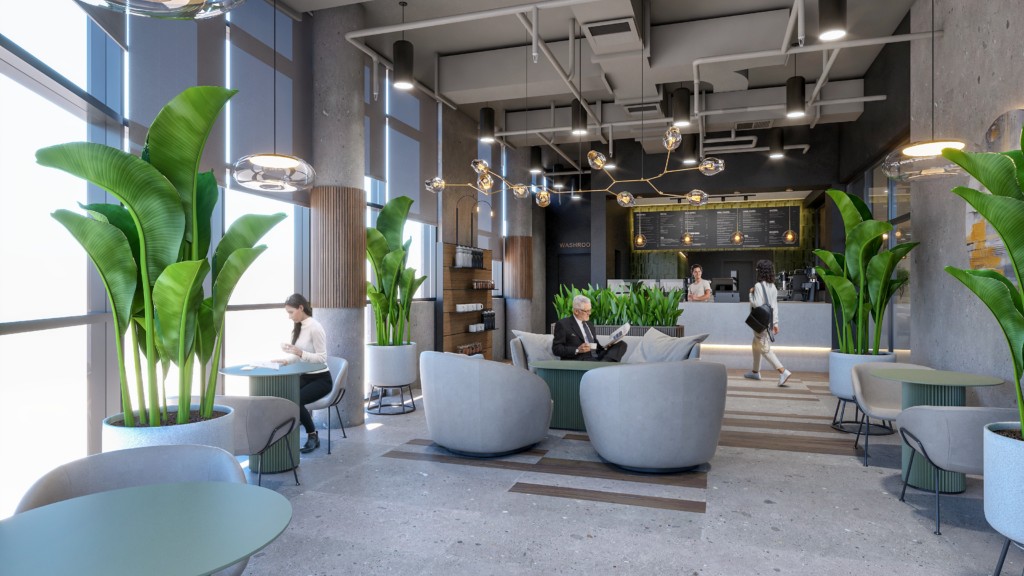 ECAC café rendering