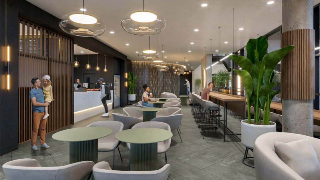 ECAC Café rendering