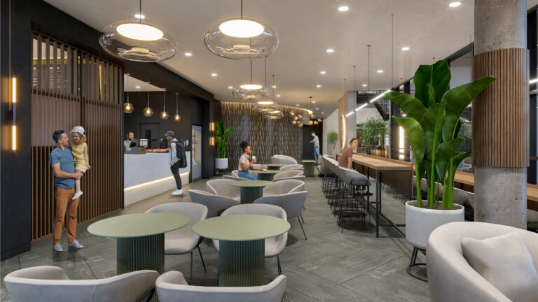 ECAC Café rendering