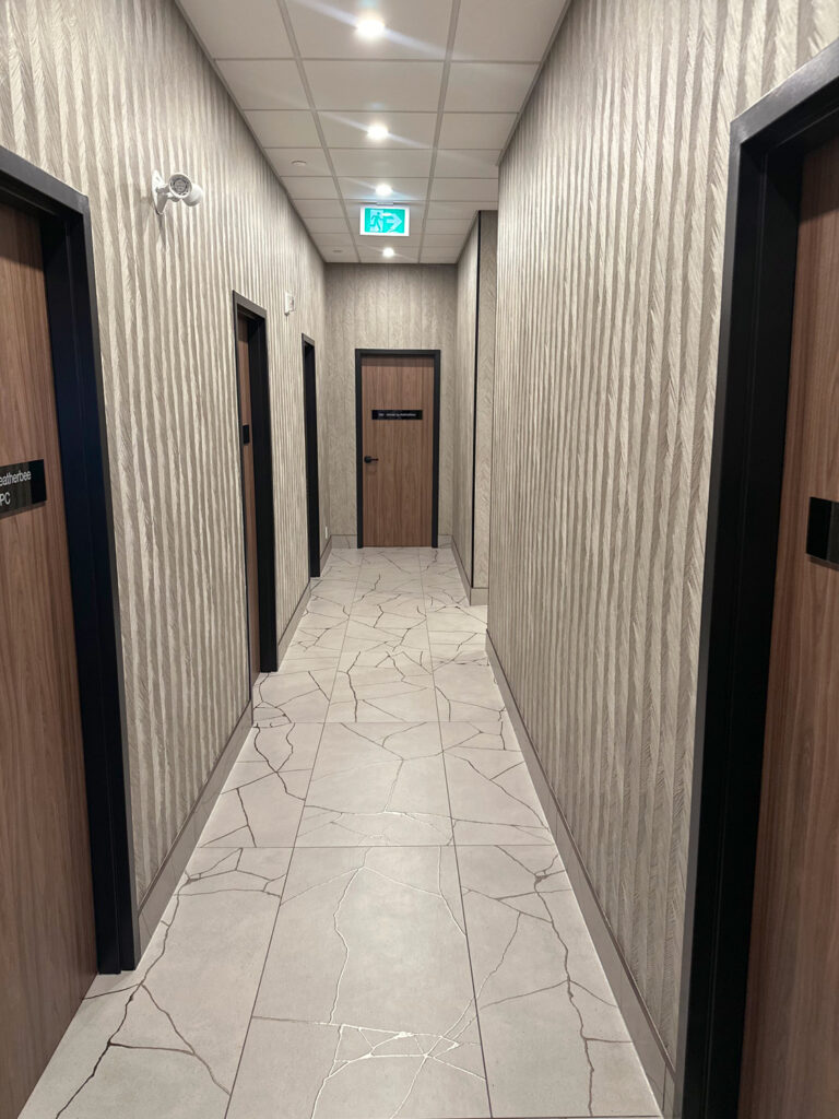 ECAC Wellness Treatment Rooms Hallway