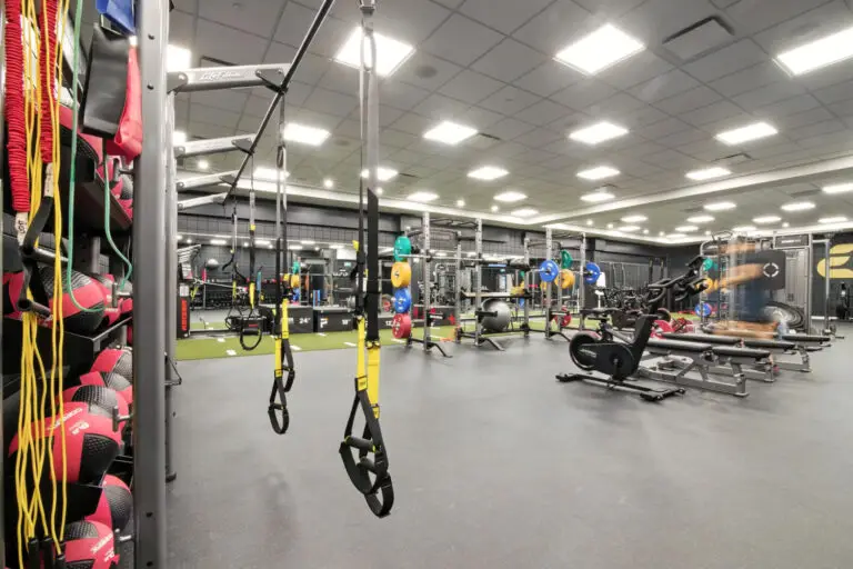 Fitness Equipment inside Eau Claire Athletic Club